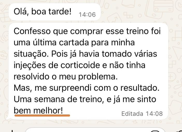 Print de depoimento real de aluno